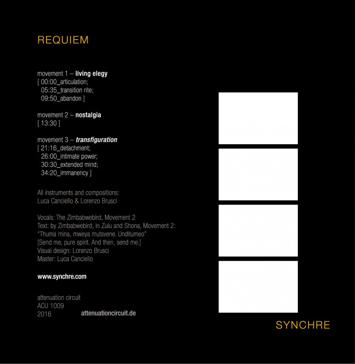 SYNCHRE Requiem cover back